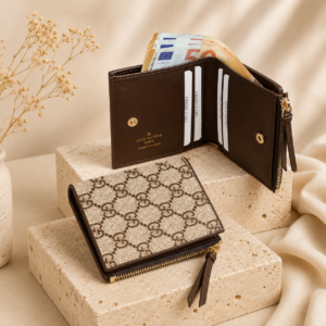 Guccı zipper wallet
