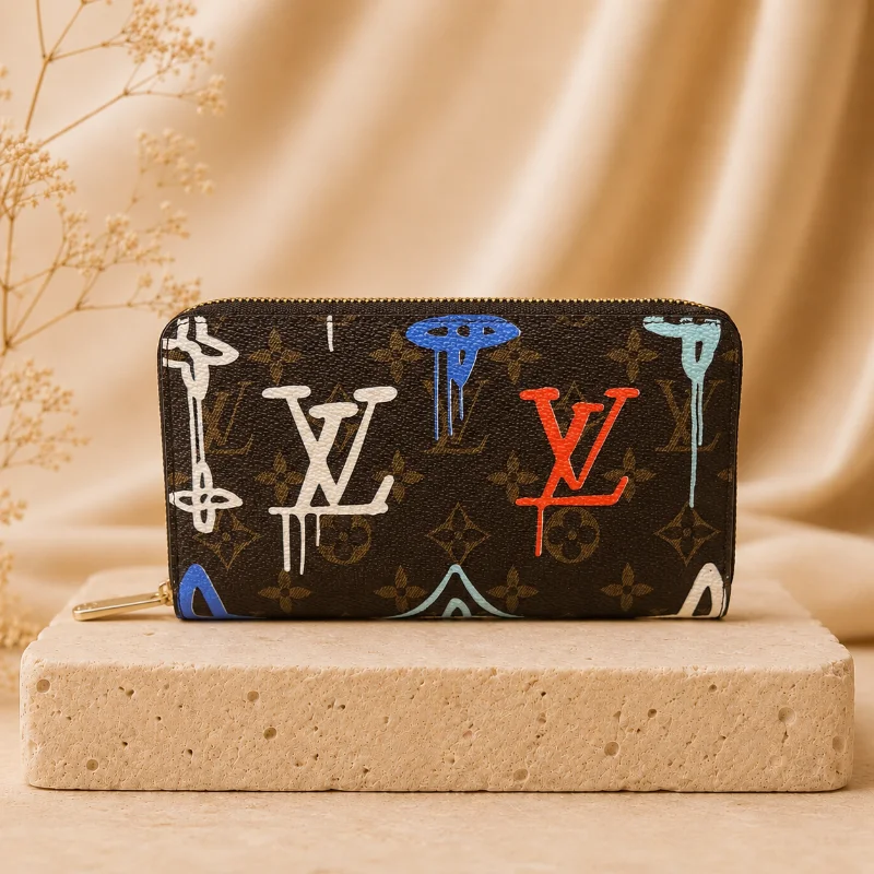 Louis Vuitton Zippy Wallet Classic UV - Görsel 2