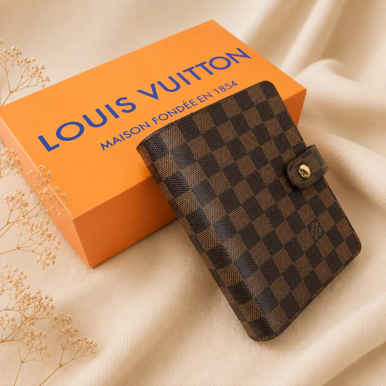 Louıs Vuıtton Ajanda Damier Ebene - Görsel 3