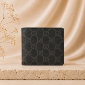 Guccı Monogram Serisi - Düz Erkek Cüzdan